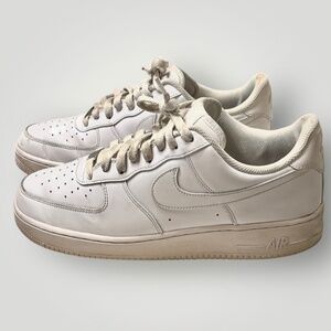 Size 11.5 - Nike Air Force 1 Low '07 White